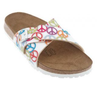 Birkis by Birkenstock Santosa Peace Sign Sandals —