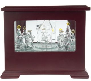 Mr. Christmas Crystal Showcase Music Box with 50 Songs —