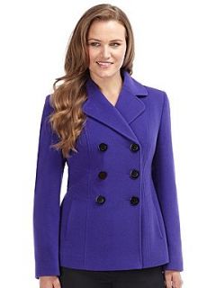 Precis Petite Purple pea coat Purple