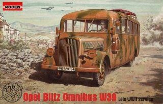 Roden 726   Opel Blitz Omnibus W39, Late WWII Service Spielzeug
