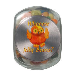 Orange Owl Toy Drawing Jelly Bean Candy Jar Jelly Belly Candy Jars