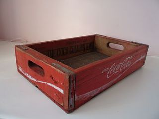 vintage coca cola crate by vintage crates