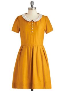Goldenrod to Happiness Dress  Mod Retro Vintage Dresses