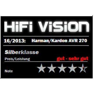 Harman Kardon AVR 270 7.1 A/V Receiver mit 8 HDMI Anschlssen (3D fhig, DLNA, iOS direkt, Airplay, Internet Radio) schwarz Heimkino, TV & Video
