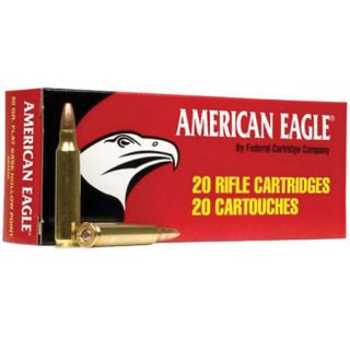 Federal American Eagle Rifle Ammo .223 Rem 55 gr. FMJBT 20 rounds 614555