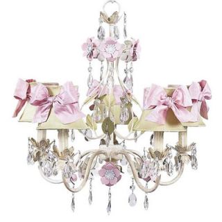 Jubilee Collection Flower Garden Chandelier with Optional Shade and