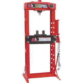 Torin Big Red Professional Pneumatic Shop Press — 30-Ton, Sliding Pressure Cylinder, Model# TY30021  Pneumatic Presses