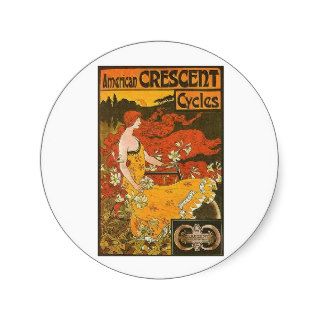 Crescent Cycles Stickers