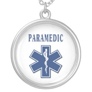 Paramedic Blue Star of Life Necklaces