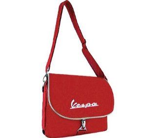 Schultertasche FORME "Vespa Logo", rot, Messenger Bag, 340x260x100mm Sport & Freizeit