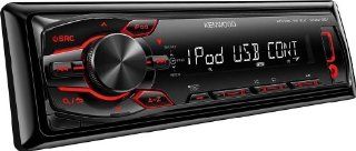 Kenwood KMM 261 Digital Media Receiver (Apple iPod/iPhone Steuerung, AUX IN, USB 2.0, roter Tastenbeleuchtung) schwarz Kenwood Navigation & Car HiFi