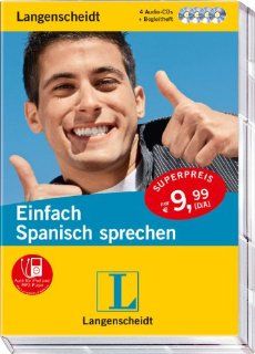Langenscheidt Einfach Spanisch sprechen   4 Audio CDs mit Begleitheft Deutsch   Spanisch Langenscheidt Einfach sprechen Langenscheidt Bücher