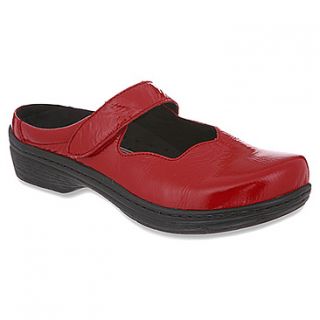 Klogs Valley  Women's   Red Crinkle Patent