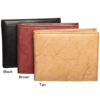 Kozmic Handcrafted Leather Bi fold Wallet