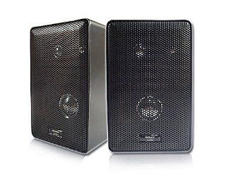 Acoustic Audio 251B Indoor/Outdoor Speakers (Black, 2) Electronics