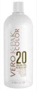 Joico Vero K Pak Veroxide Developer 20 volume (6%) 8.5 fl. oz. (251 ml)  Chemical Hair Dyes  Beauty