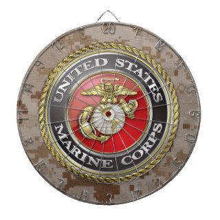 U.S. Marine Corps (USMC) Emblem [3D] Dart Boards