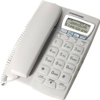 Conair CID254W Corded Speakerphone with Caller ID (White/Silver)  Audio Video Accessories And Parts  Electronics