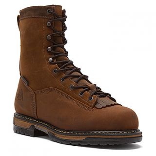 Rocky IronClad 8 Inch WP ST EH Lace Up  Men's   Brown Leather