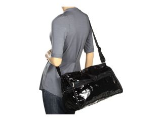 LeSportsac Medium Weekender Bag Black Patent