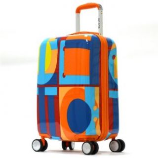 Olympia Luggage Art Series 21 Inch Carry on, Sunny Orange, One Size Clothing