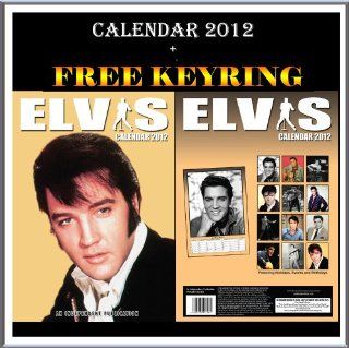 Elvis Presley Kalender 2012 + Kostenlose Elvis Presley Schlsselring   Calendar 2012 Garten