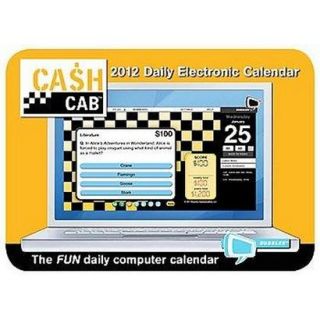 Cash Cab Bubbles Electronic Calendar