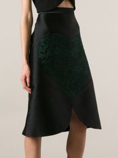 Stella Mccartney Floral Brocade A line Skirt   Stefania Mode