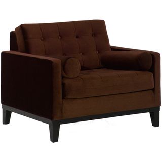Modern Brown Velvet Chair