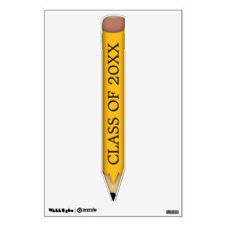 Class of 20xx Pencil Grad Year Wall Decal