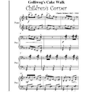 Golliwog's Cake Walk Debussy Intermediate Piano Sheet Music Books