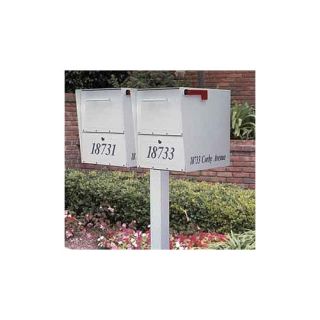 Oasis Duo Double Column Mounted Mailbox