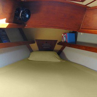 SHEEX Performance Bedding V Berth Boat Sheet Set in Khaki  