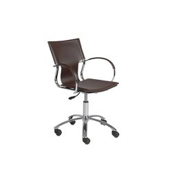 Vinnie Brown/chrome Office Chair