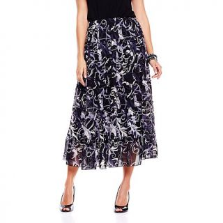 Antthony "Lorana" Status Tiered Chiffon Skirt