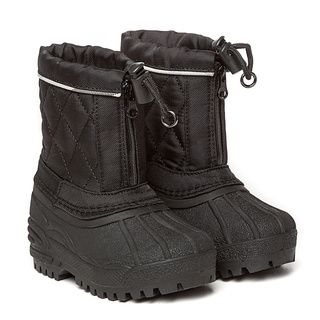 Burberry Toddler Black/ House Check Snow Boots