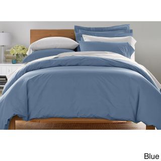 Blue Ridge Home Fashions Inc Oversized Microfiber 3 piece Duvet Cover Set Blue Size Full  Queen