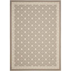 Dark Beige/beige Indoor/outdoor Polypropylene Rug (67 X 96)