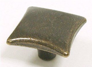 Top Knobs M254 Chateau Square Knob Bronze   Cabinet And Furniture Knobs  
