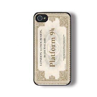 Rokc Trading Harry Potter Movie Series Hogwarts Express Train Ticket iPhone 4/4s Case, Rubber Silicone Harry Potter iphone 4 Case (White) Cell Phones & Accessories