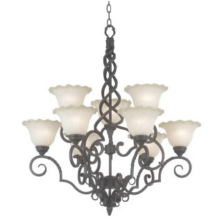 Lynley 9 light Copper Chandelier