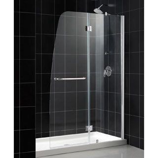 Dreamline Aqua 48x72 inch Frameless Hinged Shower Door