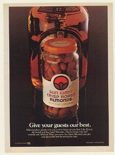 1977 Sun Giant Almonds Give Guests Best Chivas Regal Print Ad (52439)  