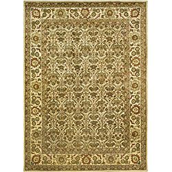 Handmade Treasured Gold Wool Rug (83 X 11)
