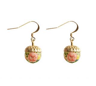 tensha acorn earrings by elsie belle jewellery