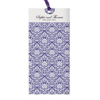 vintage damask wedding invitations by paper themes