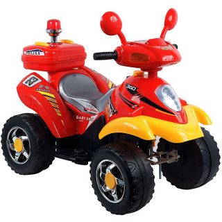 Lil Rider Red And Yellow Battery operated 4 wheeler