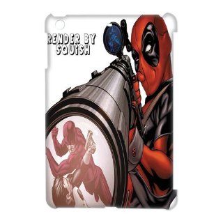Mysterious Deadpool Hard Plastic Back Case for ipad Mini 3  Sports Fan Cell Phone Accessories  Sports & Outdoors