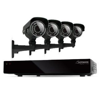 Defender Connected 4CH H.265 500GB Smart Security DVR with 4 x 600TVL IR Cut Filter 100ft Night Vision Indoor/Outdoor Cameras   21021
