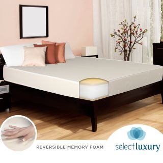 Select Luxury Reversible Medium Firm 10 inch Full size Memory Foam Mattress